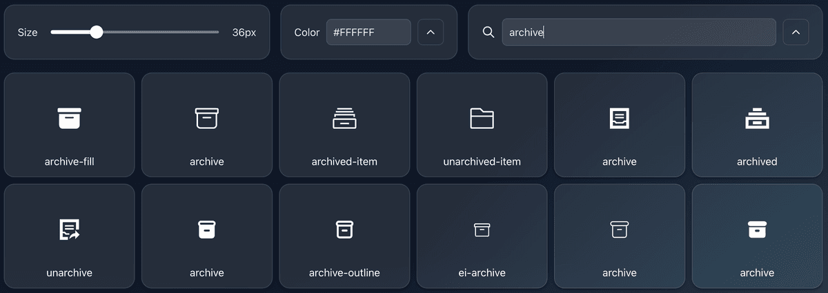 Search filtering results updating in real-time