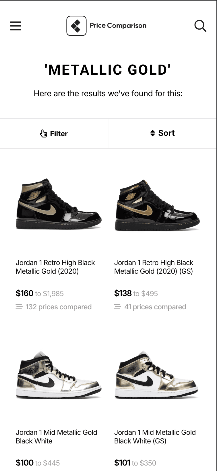 Responsive homepage screenshot